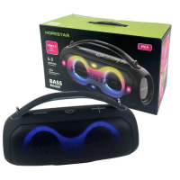 Колонка портативна Hopestar H65 Bluetooth LED чорний
