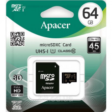 Флешка Apacer micro SD Card USB-64ГБ