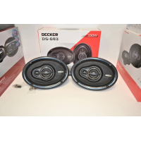Автоакустика Decker DS-693 автомобильные динамики овалы 6*9" дюйма 150 ват 3-х полосная акустическая система