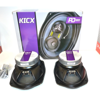 Автомобильные коаксиальные динамики KICX PD-693 200W овалы 6*9" колонки 4-х полосные в машину в полку