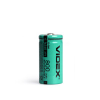 Акумулятор Videx літій-іонний 16340 (без захисту) 800mAh bulk/1шт