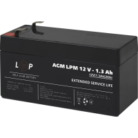 Аккумуляторная батарея LogicPower AGM LPM 12V 1.3Ah (LP4131)