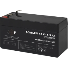 Акумуляторна батарея LogicPower AGM LPM 12V 1.3Ah (LP4131) 