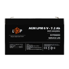 Акумулятор AGM LPM 6V - 7.2 Ah