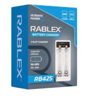 Зарядний пристрій Rablex RB425, 2xАА,ААА, 2А, Type-C
