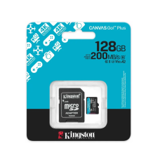 Карта пам'ятi MicroSD Kingston Canvas Go Plus 128Gb