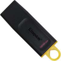 Флеш пам'ять USB Kingston DataTraveler Exodia 128GB USB 3.2 Gen1 Black/Yellow (DTX/128GB)