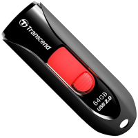 Флеш память USB Transcend JetFlash 590 64GB USB 2.0 Black (TS64GJF590K)