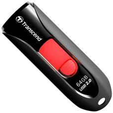 Флеш пам'ять USB Transcend JetFlash 590 64GB USB 2.0 Black (TS64GJF590K)