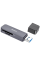 Кардрідер HOCO HB45 Spirit 2 в 1 USB 2.0 Card reader Сірий