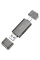 Кардрідер Hoco HB39 USB 3.0 /Type-C 3.0 High-Speed Card Reader 5Gbps SD/TF OTG/Type-C/карт рідер/перехідник 