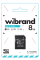 Карта пам'яті Wibrand microSDHC 8GB UHS-I U1 V6 + SD-адаптер