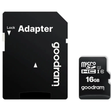 Карта пам'яті MicroSDHC 16GB UHS-I Class 10 GOODRAM + SD-adapter