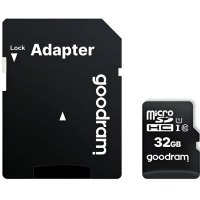 Карта памяти Goodram microSDHC 32GB UHS-I U1 + SD-адаптер (M1AA-0320R12)
