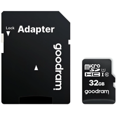 Карта пам'яті Goodram microSDHC 32GB UHS-I U1 + SD-адаптер (M1AA-0320R12)