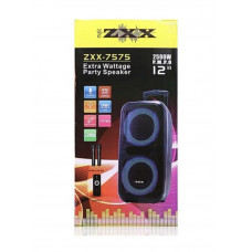 Портативна колонка ZXX-7575 акустична Bluetooth акумуляторна пульт мікрофон 300W