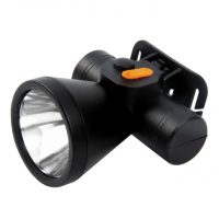 LED ліхтар налобний акумуляторний LEBRON L-HL-608, ABS, чорний, 1W, 800mAh Li-Ion