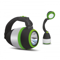 LED ліхтар мультифункціональний акумуляторний LEBRON L-HL-635, ABS, 5W, 1500mAh Li-Ion, USB