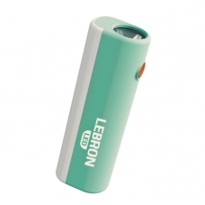 LED ліхтар ручний акумуляторний LEBRON L-HL-15, ABS, зелений, 5W/1W, USB, 1200mAh Li-Ion
