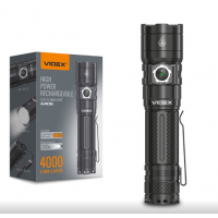Портативный светодиодный фонарик VIDEX VLF-A406 4000Lm 6500K