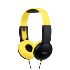 Навушники дитячі з мікрофоном HAVIT HV-H211d Black/Yellow