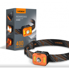 Налобний світлодіодний ліхтарик VIDEX VLF-H085-OR 400Lm 5000K