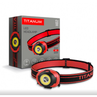 Налобний світлодіодний ліхтарик TITANUM TLF-H02 100Lm 6500K