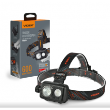 Налобний світлодіодний ліхтарик VIDEX VLF-H189 600Lm 5000K