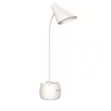 Світлодіодний настільний світильник Luxel 7W (білий) + Органайзер, нічник (TL-10W)