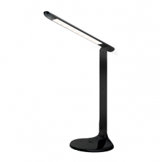 LED лампа настільна LEBRON L-TL-L, 8W, 4100K, 3 рівня по-сті, нічник, чорна, з блоком жи-ня