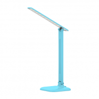 LED лампа настільна LEBRON L-TL-L, 10W, 4100K, 3 рівня по-сті, блакитна, з блоком жи-ня