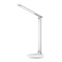 LED лампа настільна LEBRON L-TL-L, 9W, 3000K, 4100K, 6500K, біла "шкіра", з блоком жи-ня