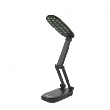 LED лампа настільна LEBRON L-TL-L, 6W, 4100K, Lead-acid, чорна, з блоком живлення