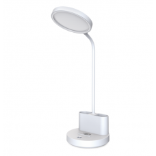 LED лампа настільна LEBRON L-TL-L-40, 5W, 4100K, Li-ion 1200mAh, біла, USB