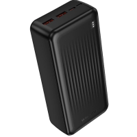 Павербанк 30000мА·г з швидкою зарядкою 22.5Вт BOROFONE BJ80B 2USB + Type-C Чорний 1 відгук