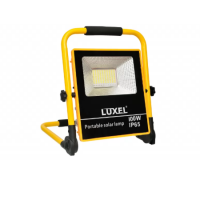 Світлодіодний прожектор Luxel переносний автономний із сонячною панеллю 100W IP65 (SFLP-100)